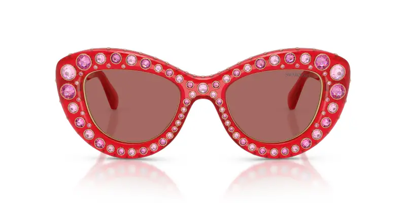 Swarovski Occhiali da sole Donna Rosso 4306302 miniatura 3