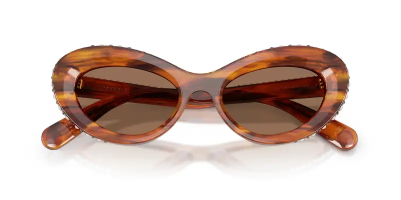 Swarovski Occhiali da sole Donna Marrone 4302201 miniatura 2