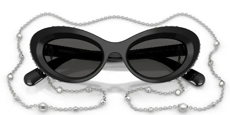 Swarovski Occhiali da sole Donna Nero 4304820 miniatura 2