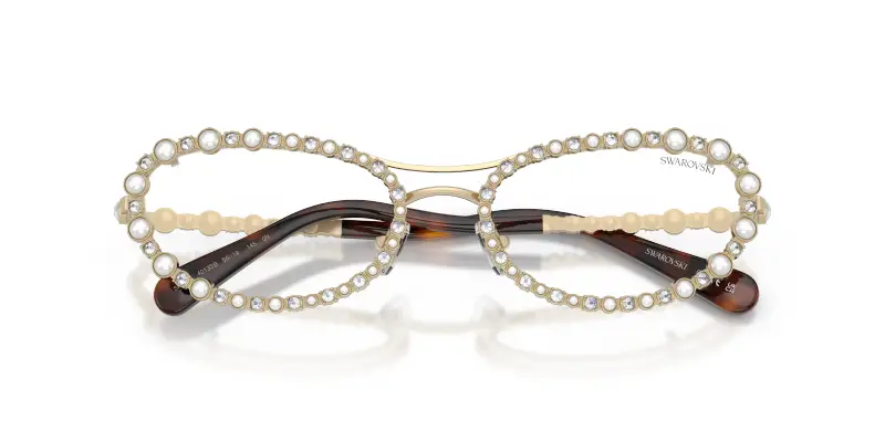 Swarovski Occhiali da sole Donna Oro 4305815 miniatura 2