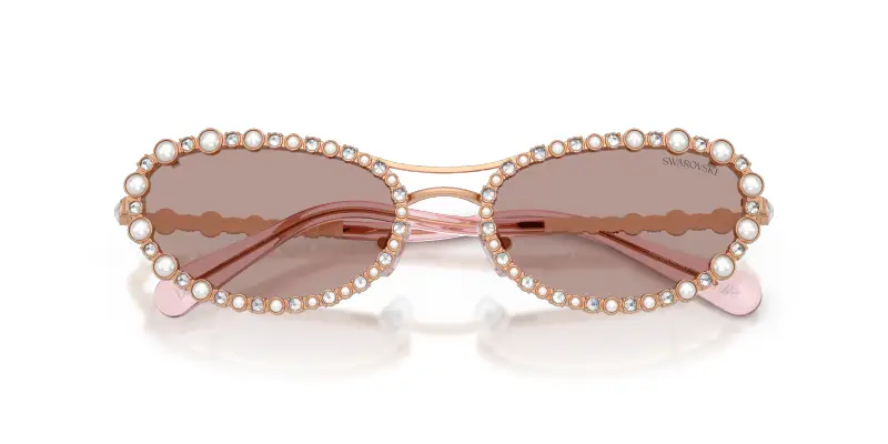 Swarovski Occhiali da sole Donna Marrone 4305814 miniatura 2