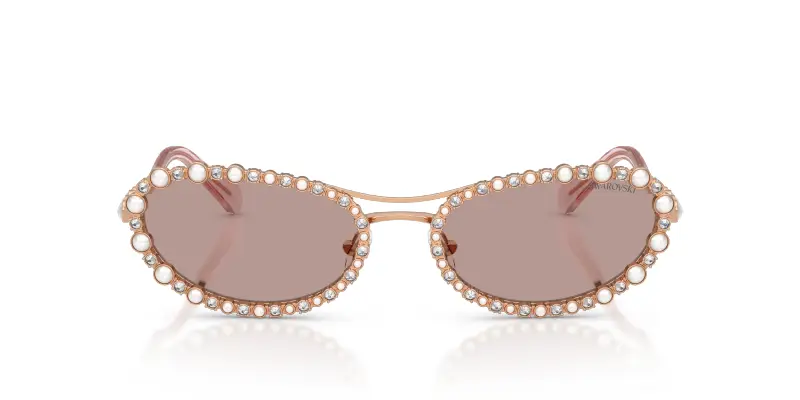 Swarovski Occhiali da sole Donna Marrone 4305814 miniatura 3