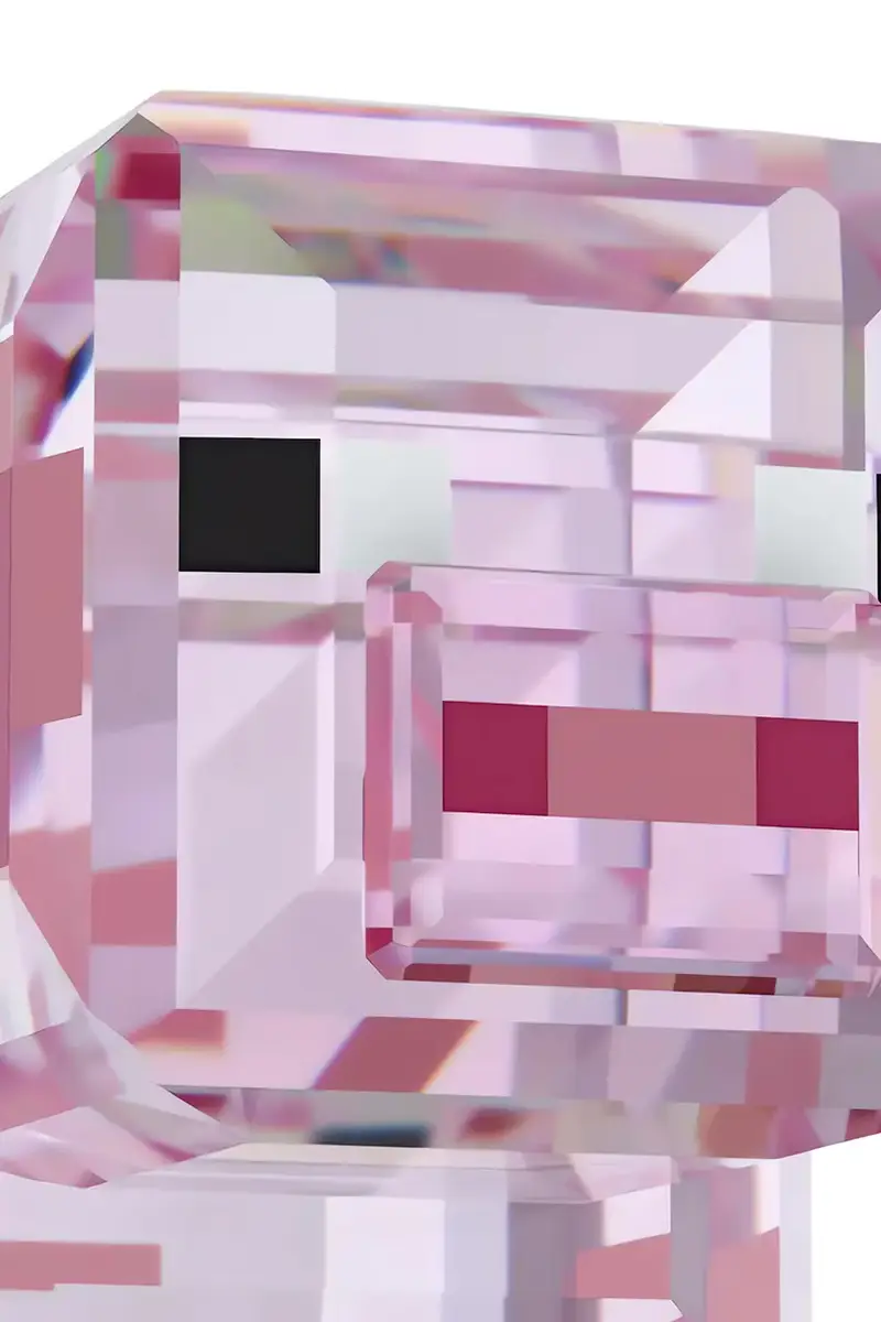 figurina decorativa MINECRAFT colore rosa 5701273 miniatura 4