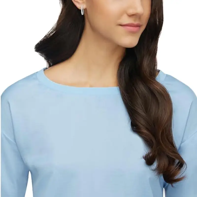 Swarovski Orecchini a cerchio Sommerset, Bianchi, Placcato rodio miniatura 2