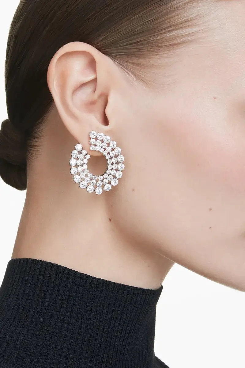 Swarovski Orecchini Argento 3839848 miniatura 5