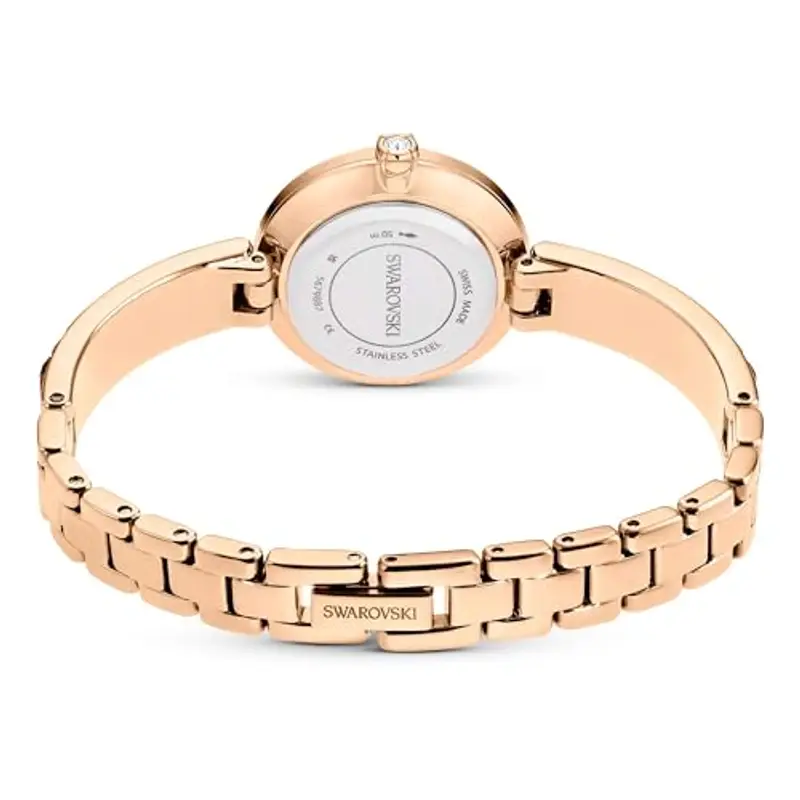 Swarovski Orologio Matrix Bangle, Fabbricato in Svizzera, Bracciale in cristallo, Grigio, Finitura in tono oro rosa miniatura 3