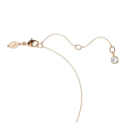 Swarovski Pendente Luna, Crystal Pearl, Luna, Multicolore, Placcato color oro rosa miniatura 3