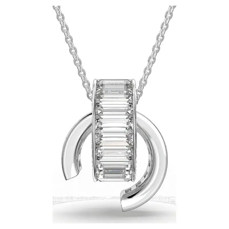 Pendente Matrix - Swarovski - Colore Bianco - Cristalli