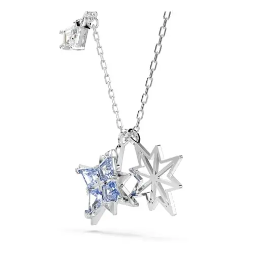 Swarovski Pendente Symbolica, Stella, Blu, Placcato rodio miniatura 3