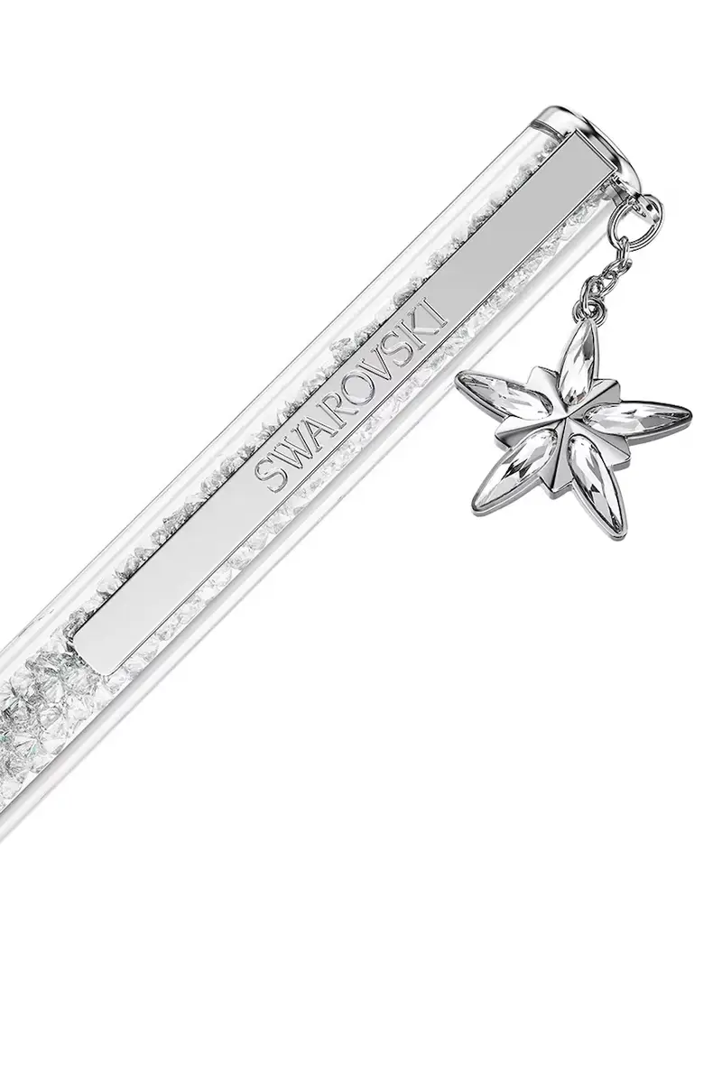 penna a sfera CRYSTALLINE colore argento 5717136 miniatura 3