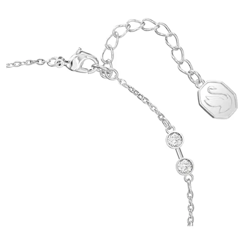 Swarovski Strand Remix Collection, Taglio Round, Bianco, Placcato rodio miniatura 3