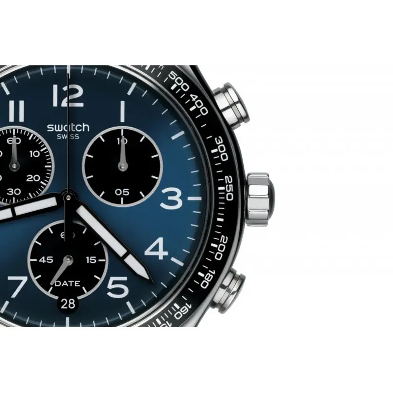 Orologio Boxengasse - Quadrante Blu - Swatch miniatura 2