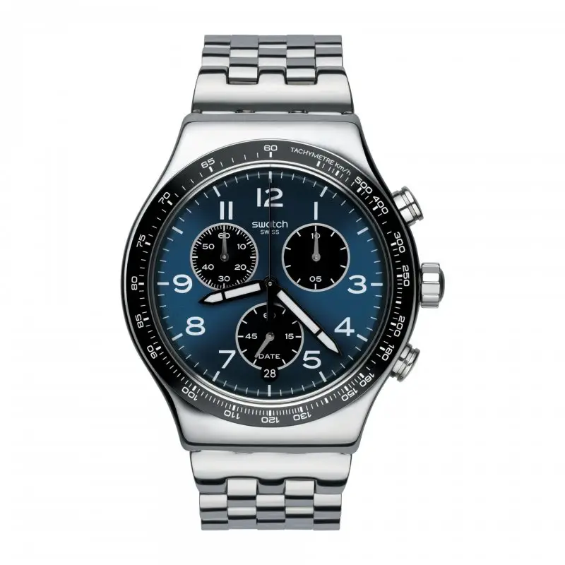 Orologio Boxengasse - Quadrante Blu - Swatch