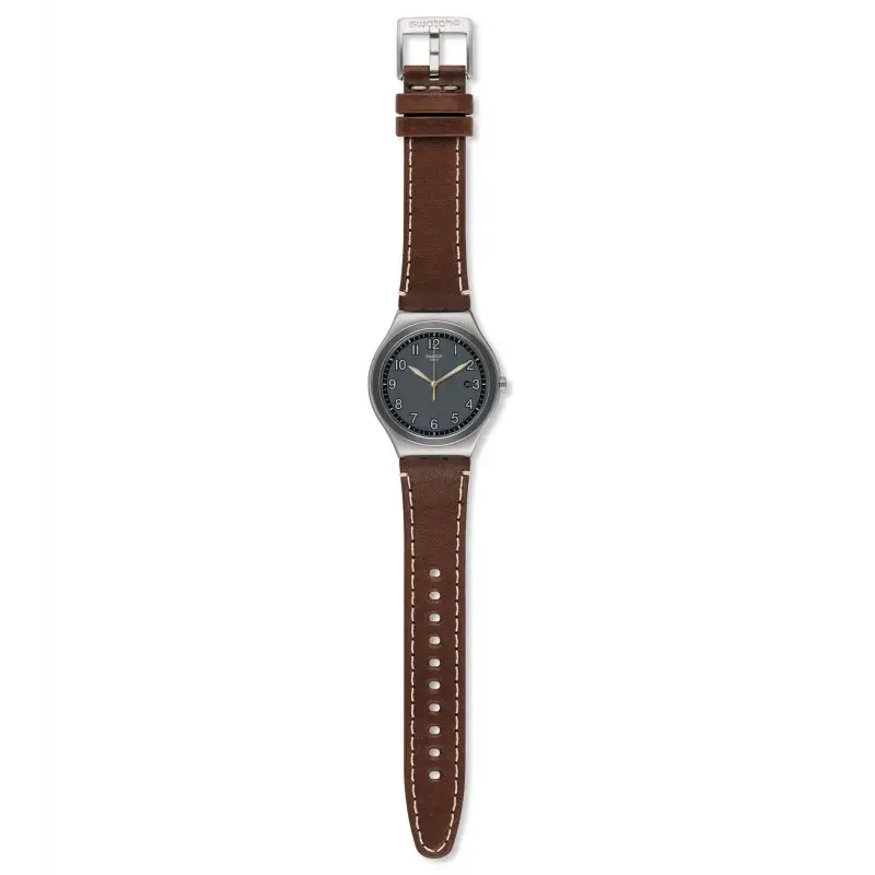 Orologio Brandy - Pelle Marrone - Swatch