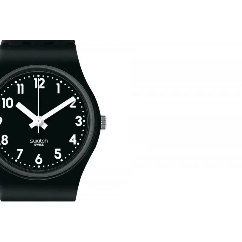 Orologio Lady Black Single - Swatch - Nero - Silicone miniatura 2