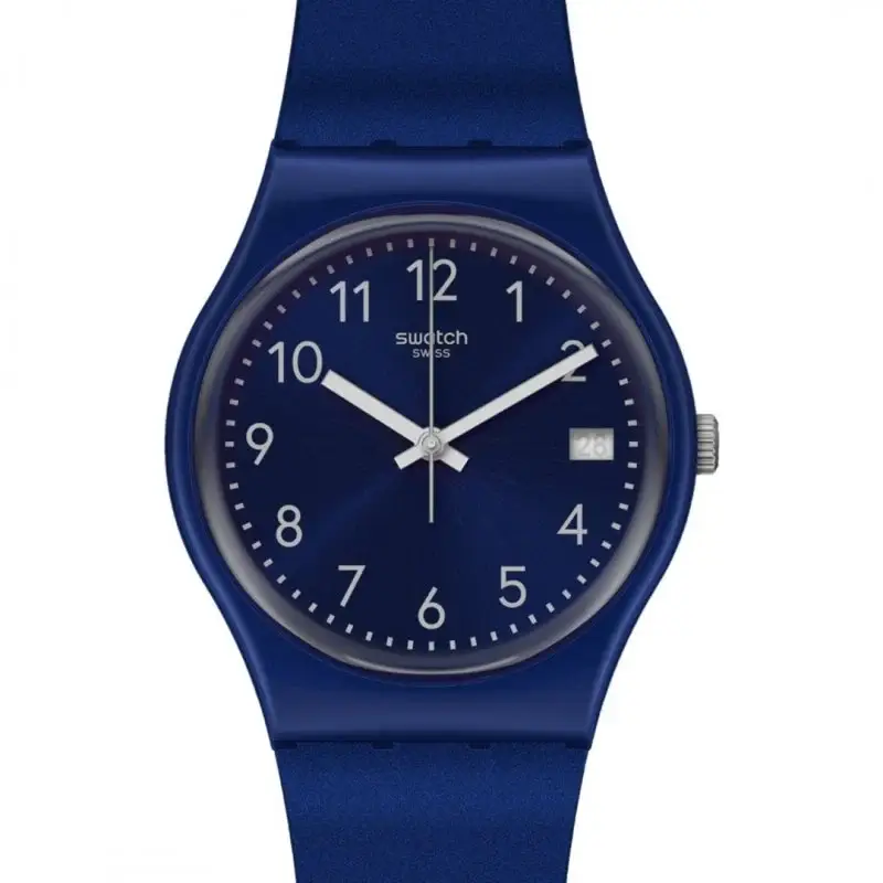 Orologio Silver In Blue - Swatch - Quadrante Blu - Plastica miniatura 2