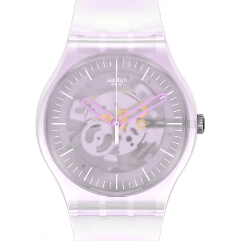 Orologio Swatch Pink Mist - Quadrante Rosa - Plastica miniatura 2