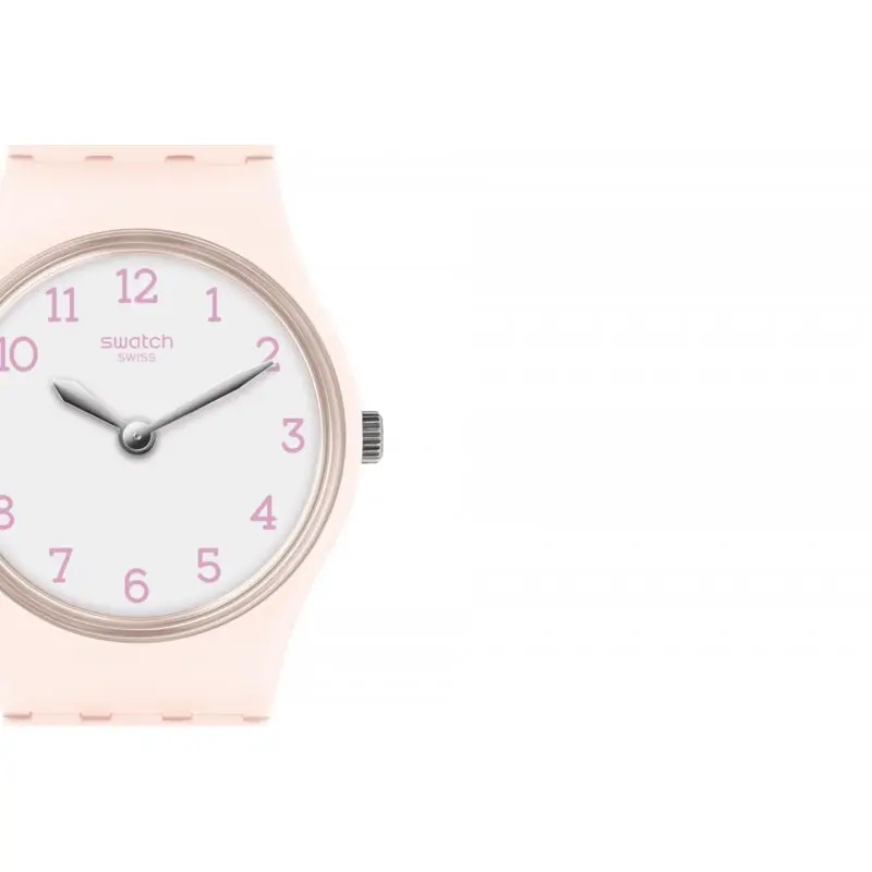 Orologio Swatch Pinkbelle - Quadrante Bianco - Silicone Rosa miniatura 2