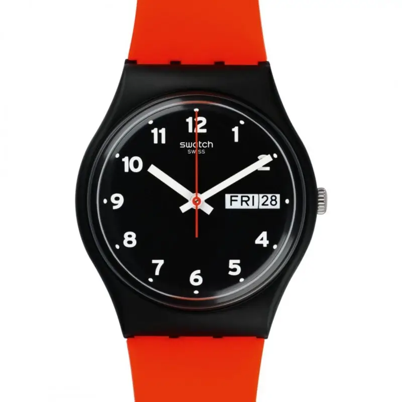 Orologio Swatch Red Grin - Plastica - Nero miniatura 2