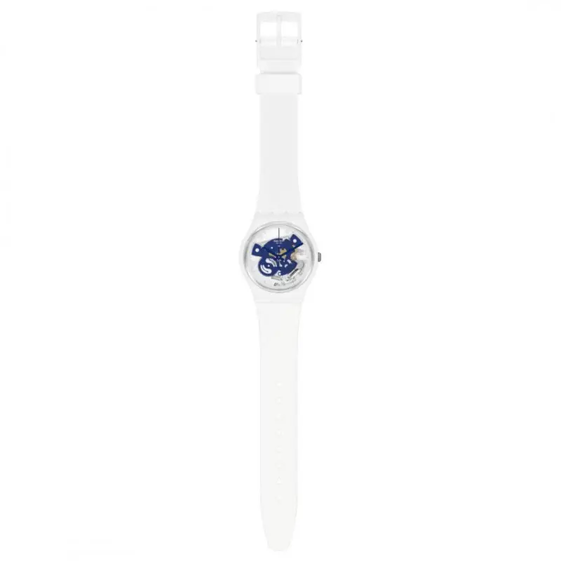Orologio Swatch Time To Blue Small - Bioceramic
