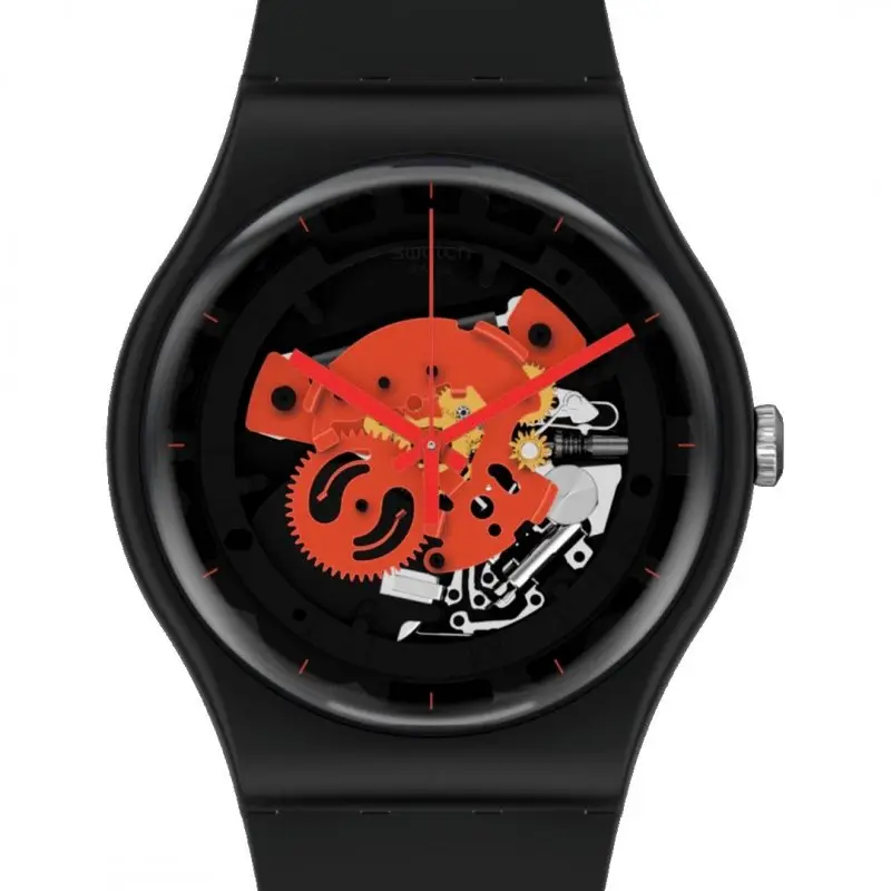 Orologio Time To Red Big - Bioceramic - Swatch miniatura 2