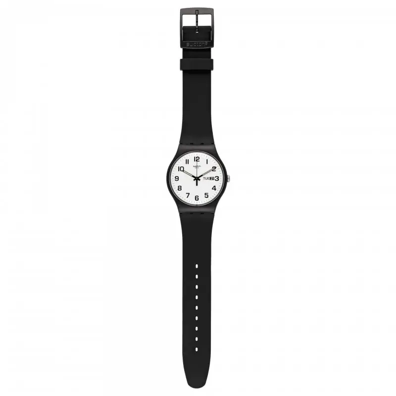 Orologio Twice Again - Swatch - Nero - Biologico