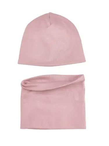 SWAUSWAUK Cappello y Sciarpa Bambina Invernale 0-6 Anni - Set Berretto Sciarpa Bimba da 6 Mesi a 6 Anni