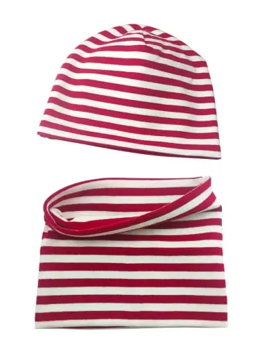 SWAUSWAUK Cappello y Sciarpa Bambina Invernale 0-6 Anni - Set Berretto Sciarpa Bimba da 6 Mesi a 6 Anni