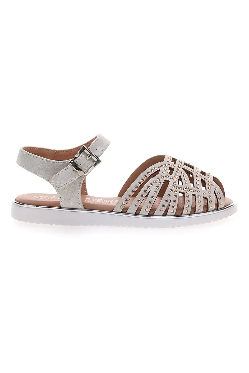 Sandali Bianchi con Brillantini SWEET YEARS 0497 [BIANCO