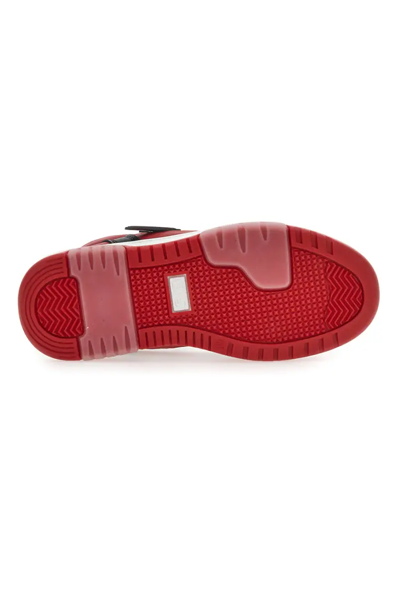 Sneakers Alte Bianche e Rosse Sweet Years 8580 [ROSSO] miniatura 4
