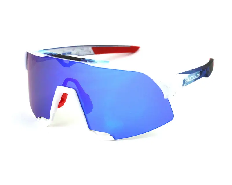 Sweet Years Unisex Mascherina Sweet Years TR526 04 Occhiali da sole outlet Plastica Bianco Blu Maschera Normale Flash