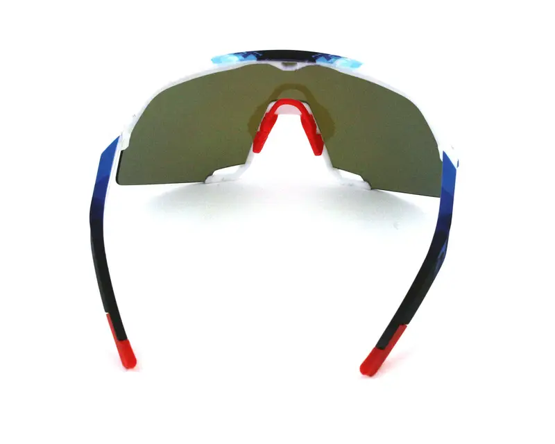 Sweet Years Unisex Mascherina Sweet Years TR526 04 Occhiali da sole outlet Plastica Bianco Blu Maschera Normale Flash miniatura 2