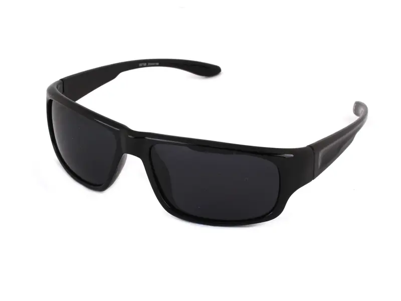 Sweet Years Unisex PL70 NERO LUCIDO/FUMO. C.04 *3P Occhiali da sole outlet Plastica Nero Grigio Maschera Polarizzata