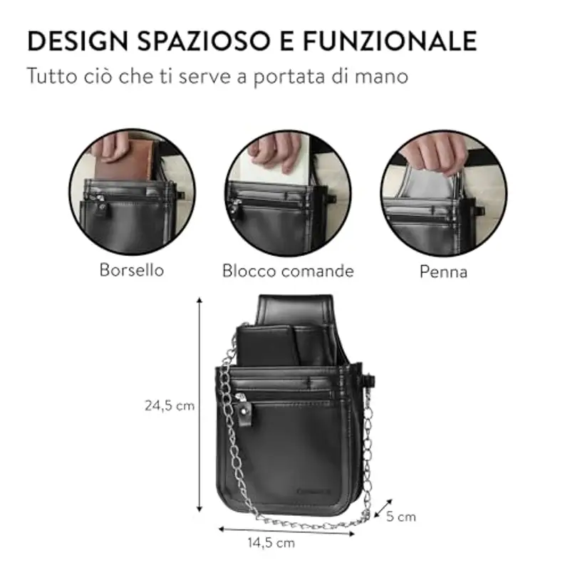 SWISSONA Borsello Nero 1600441 miniatura 3