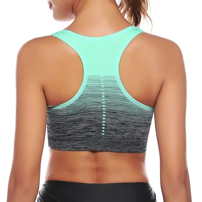 SYKOORIA Reggiseno Sportivo Verde S