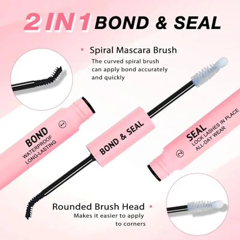 Syloripha Remover per Extension Ciglia 5ml Ciuffetti Ciglia Finte Rimuovi Colla Adatto per Innesto di Ciglia fai da te Singolo Cluster Remover, Texture Delicata e Senza Irrit miniatura 2