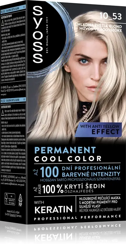 Cool Color tinta permanente per capelli colore 10_53 Cool Light Blond