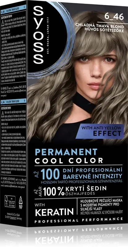 Cool Color tinta permanente per capelli colore 6_46 Cool Dark Blond