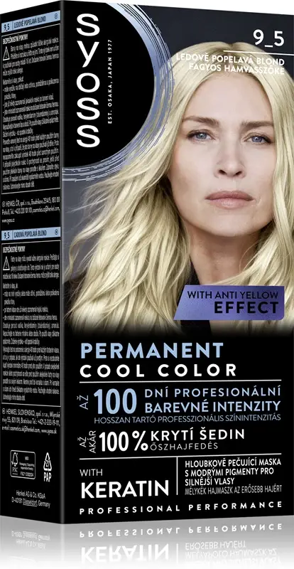 Cool Color tinta permanente per capelli colore 9_5 Biondo Perla Congelato