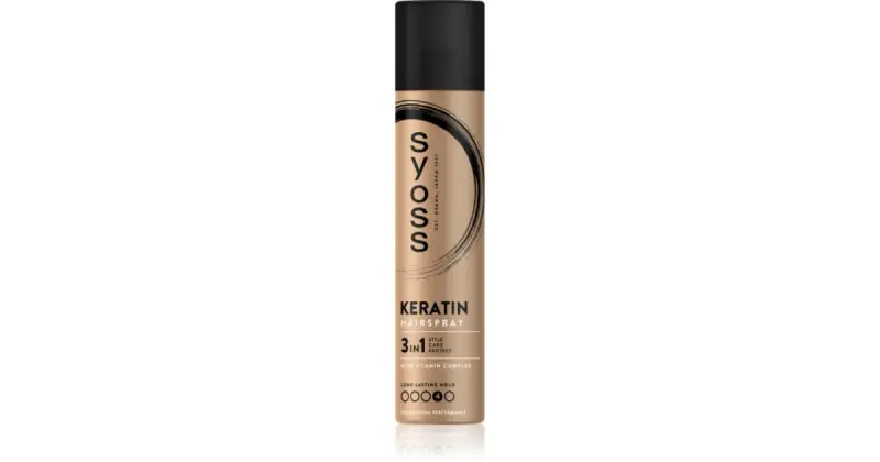 Keratin lacca per capelli con fissaggio extra forte 300 ml