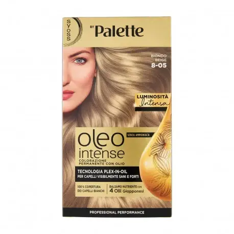 Oleo Intense Senza Ammoniaca Colorazione Permanente Con Olio Biondo Beige 8-05