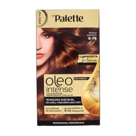 Oleo Intense Senza Ammoniaca Colorazione Permanente Con Olio Rosso Ramato 6-76