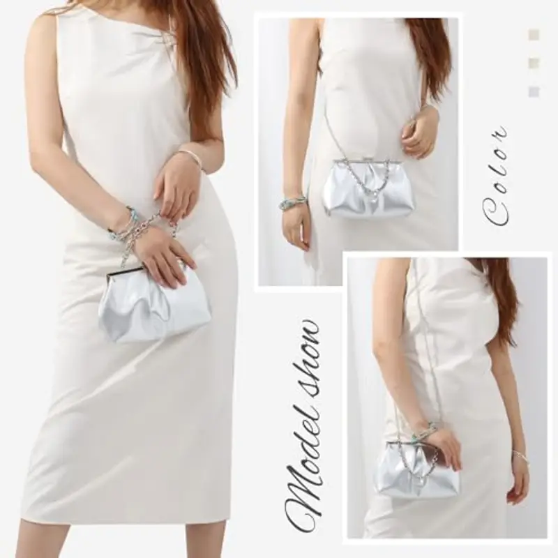 Syrads Borsa a tracolla Argento 2458282 miniatura 2