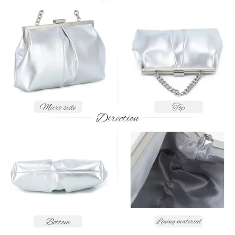 Syrads Borsa a tracolla Argento 2458282 miniatura 3