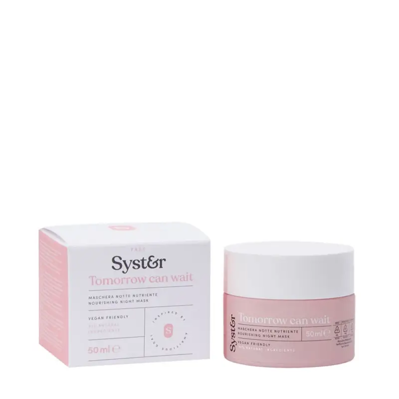 Syster Fast Tomorrow Can Wait - Crema viso pelle secca, Crema idratante viso, Maschera viso idratante miniatura 2