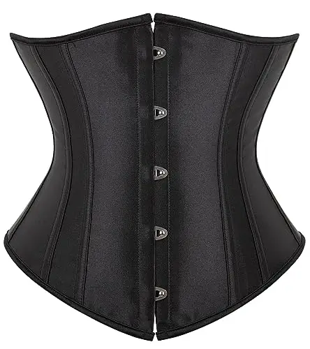 SZIVYSHI Danna Sottoseno Corsetto Waist Trainer Corpetto Bustino Body Shaper Modellante Rinforzato con Stecche miniatura 3