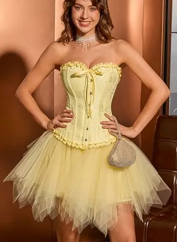 SZIVYSHI Top Donna Giallo 3482892 miniatura 3