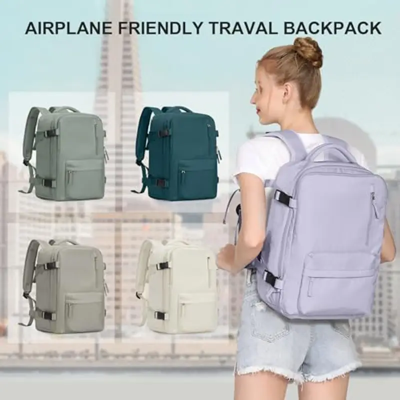 SZLX Zaino Ryanair 40x20x25 Bagaglio a Mano Easyjet Da Viaggio Donna Cabina Aereo Borsa Da Viaggio Laptop Da Lavoro miniatura 3