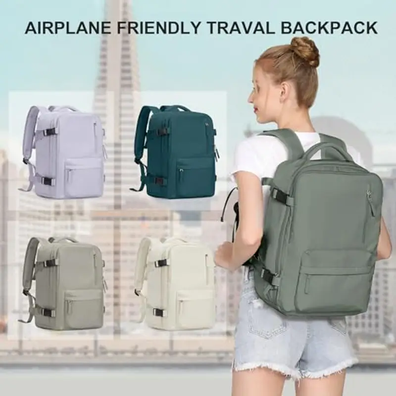 SZLX Zaino Ryanair 40x20x25 Bagaglio a Mano Easyjet Da Viaggio Donna Cabina Aereo Borsa Da Viaggio Laptop Da Lavoro miniatura 3