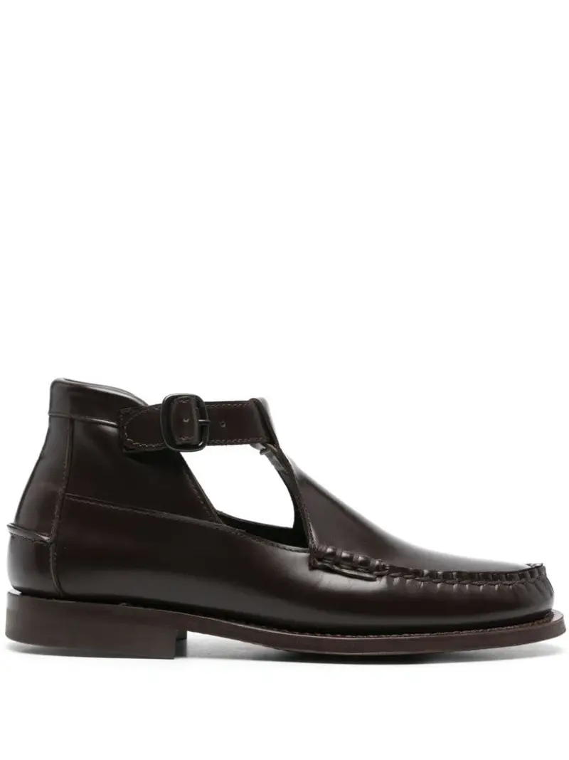 T-bar Low Cut Moccasin Boot